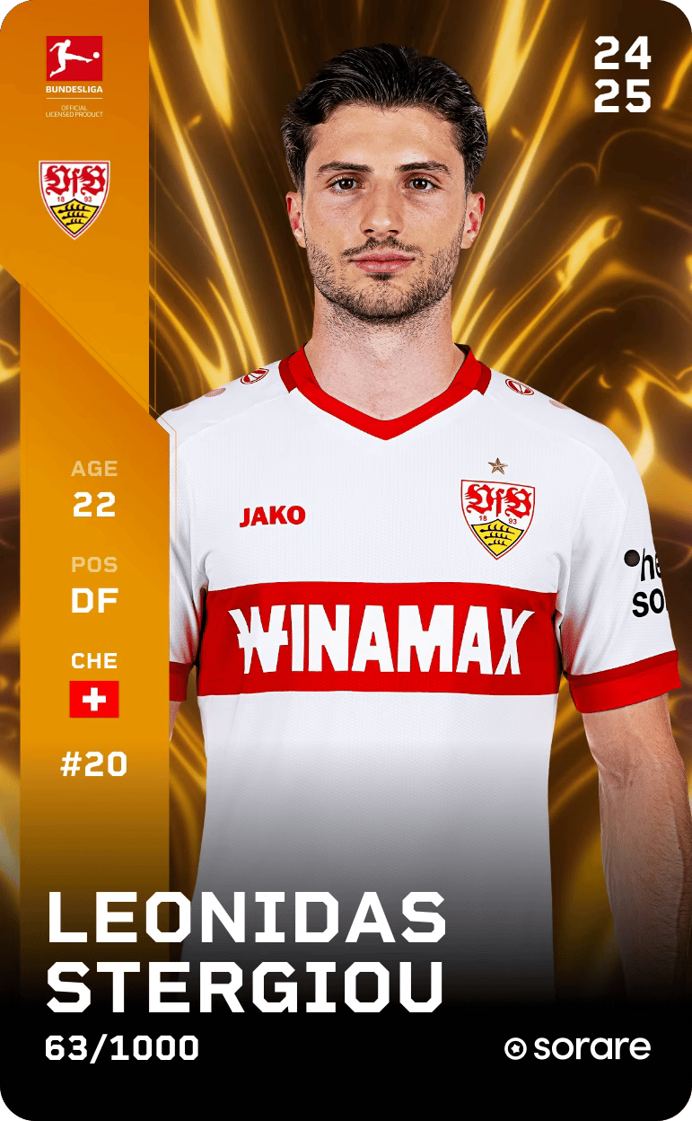 Leonidas Stergiou 2024-25 • Limited 63/1000