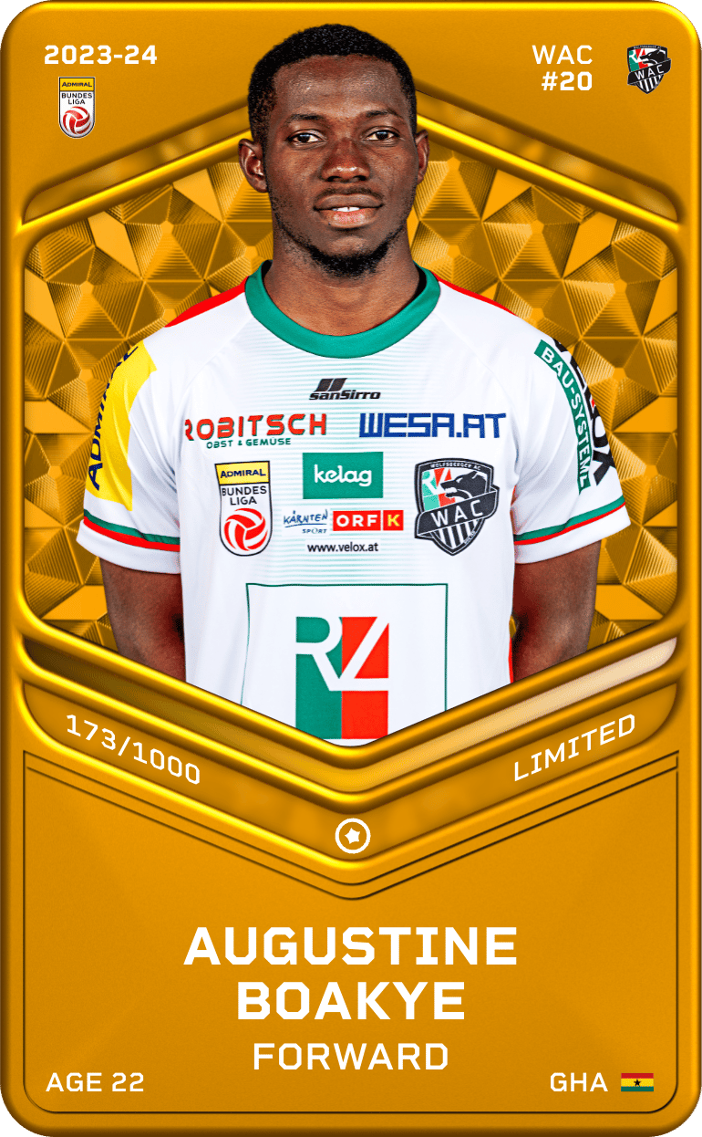 Augustine Boakye 2023-24 • Limited 173/1000