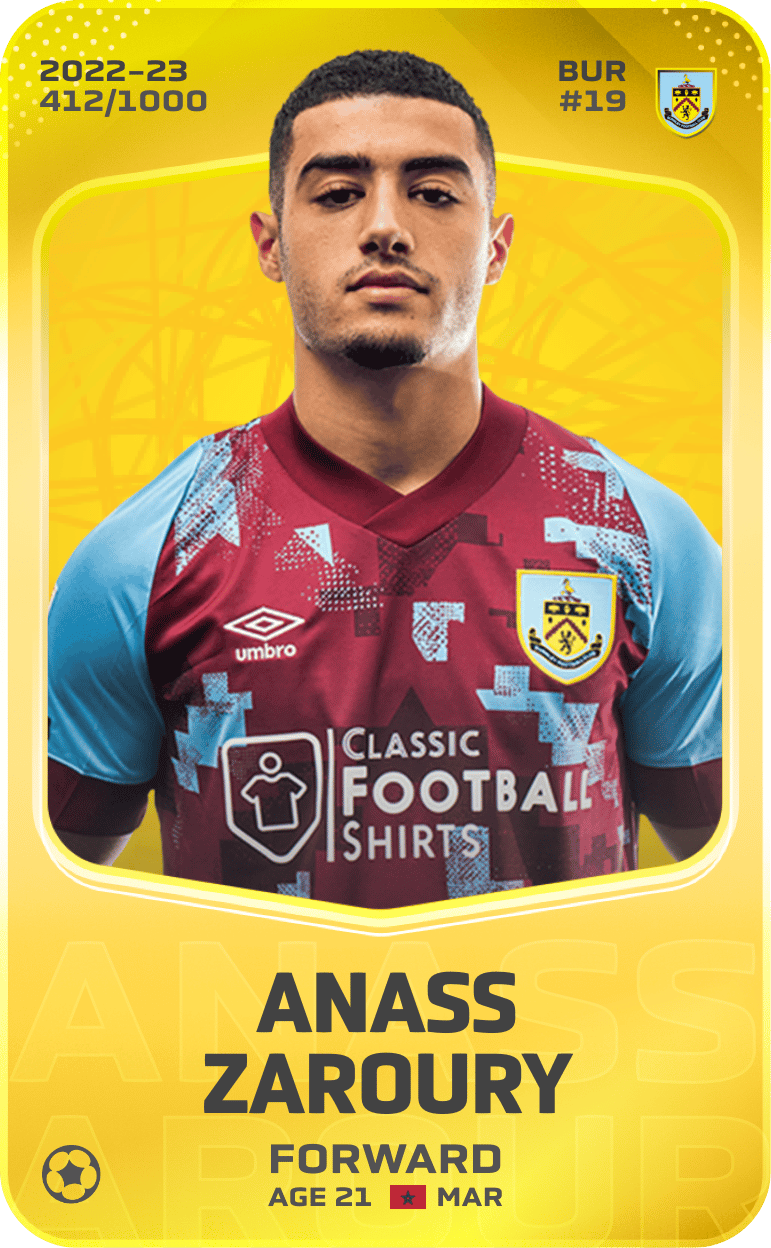 Anass Zaroury 2022-23 • Limited 412/1000
