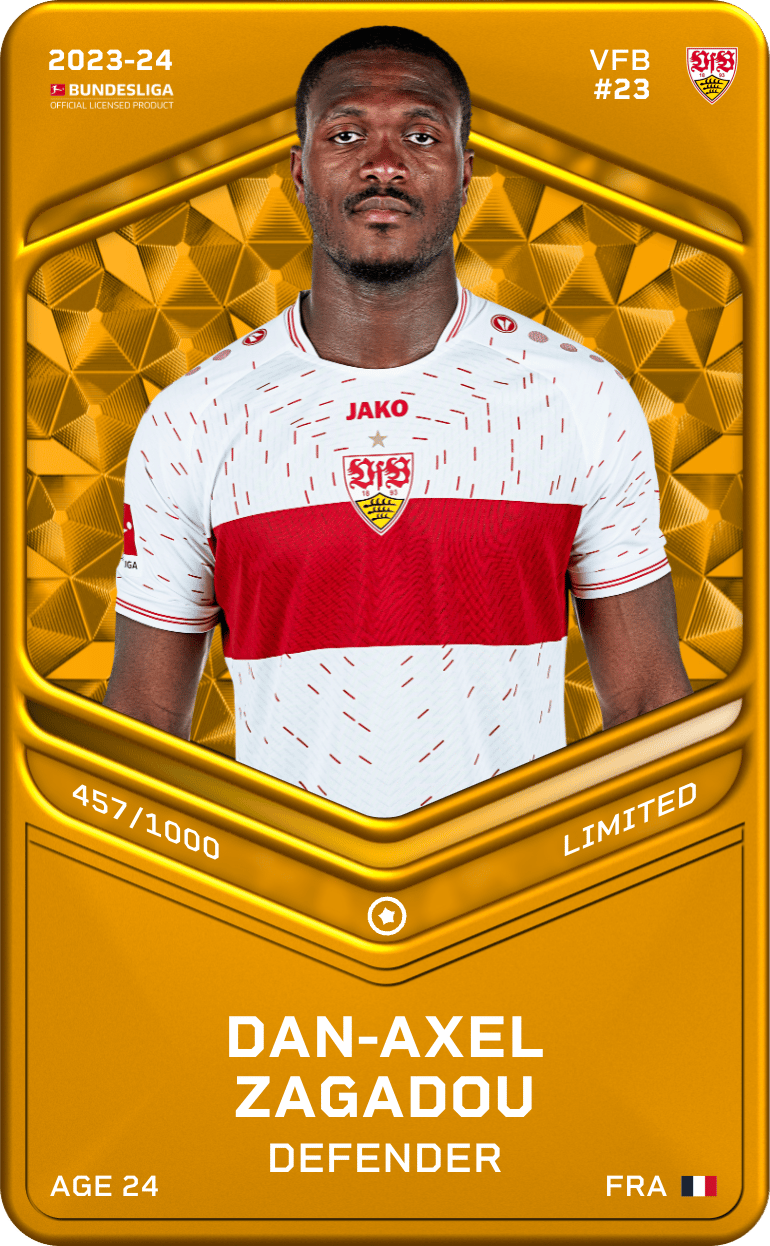 Dan-Axel Zagadou 2023-24 • Limited 457/1000