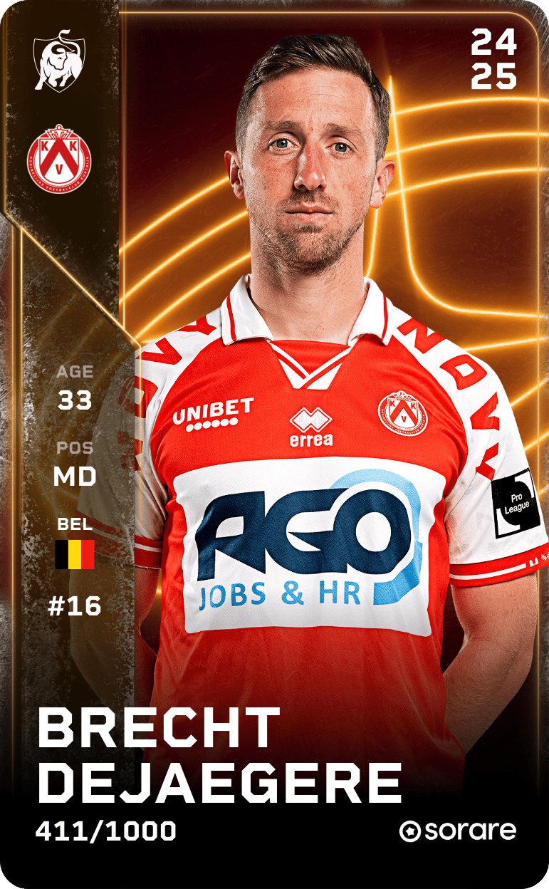Brecht Dejaegere 2024-25 • Limited 411/1000