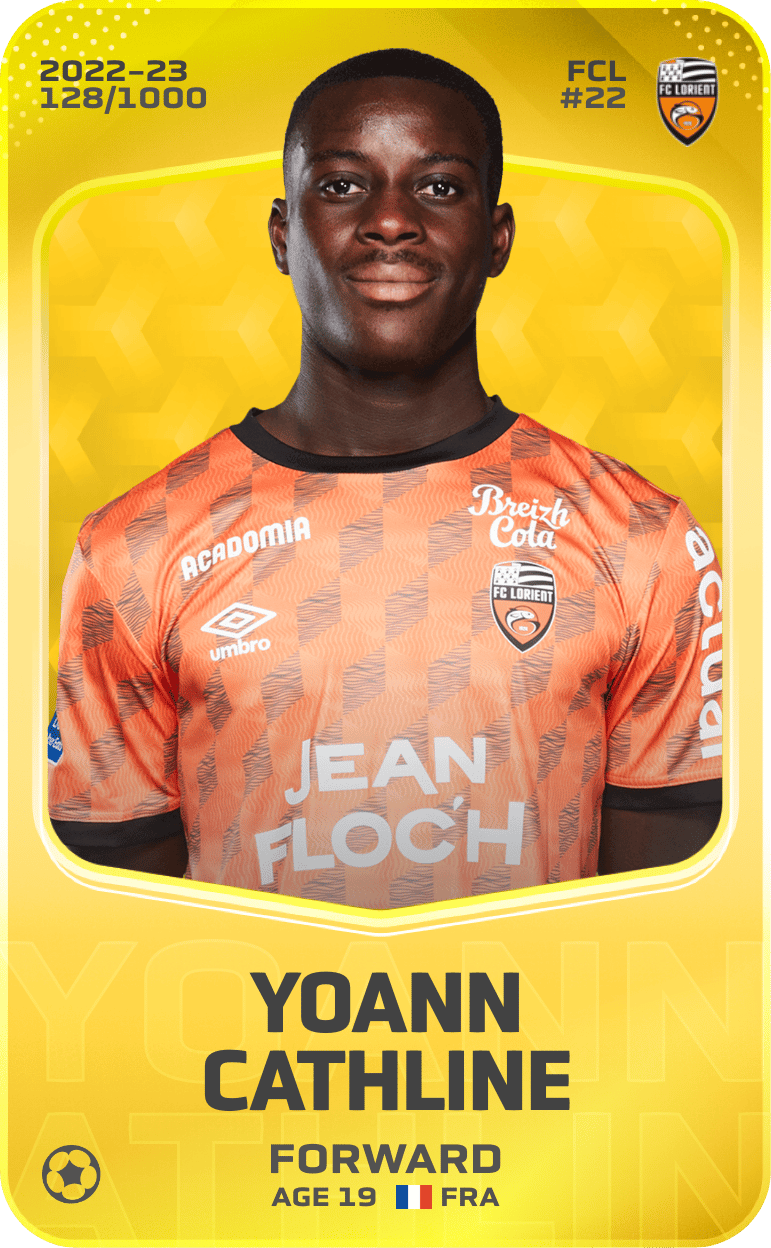 Yoann Cathline 2022-23 • Limited 128/1000