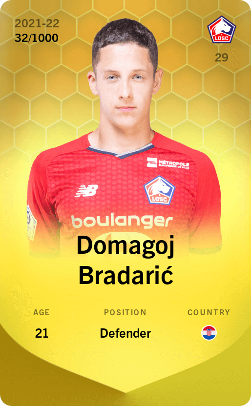 Domagoj Bradarić 2021-22 • Limited 32/1000