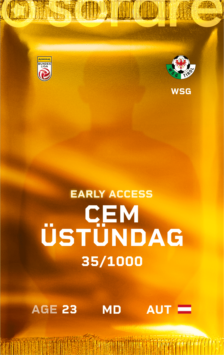 Cem Üstündag 2024-25 • Limited 35/1000