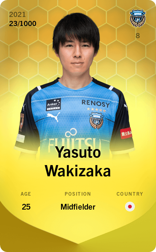 Yasuto Wakizaka 2021-22 • Limited 23/1000