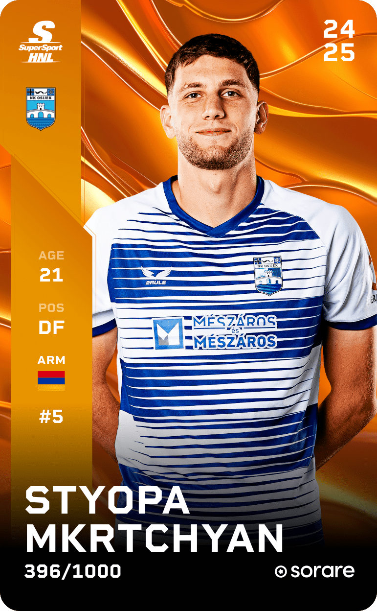Styopa Mkrtchyan 2024-25 • Limited 396/1000