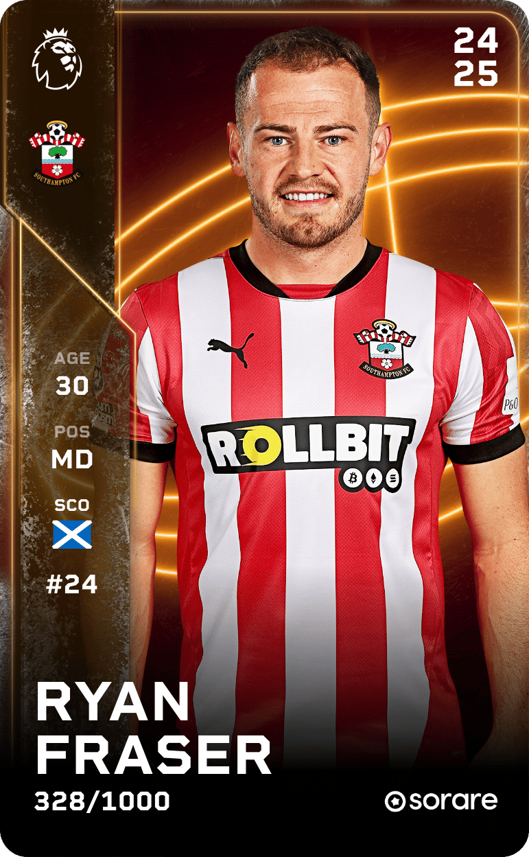 Ryan Fraser 2024-25 • Limited 328/1000