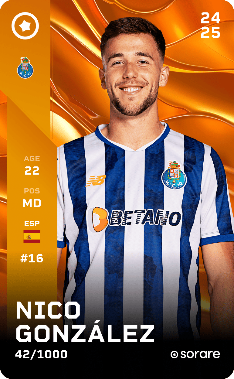 Nico González 2024-25 • Limited 42/1000