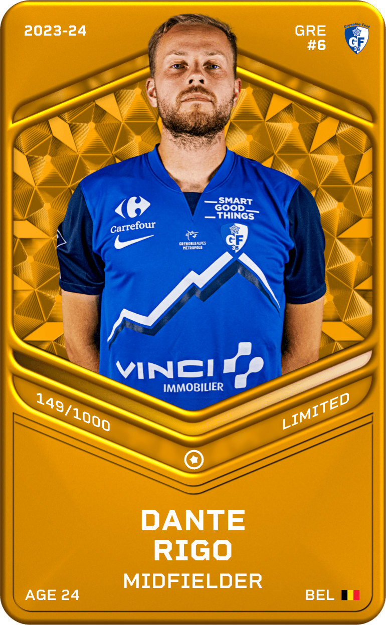 Dante Rigo 2023-24 • Limited 149/1000