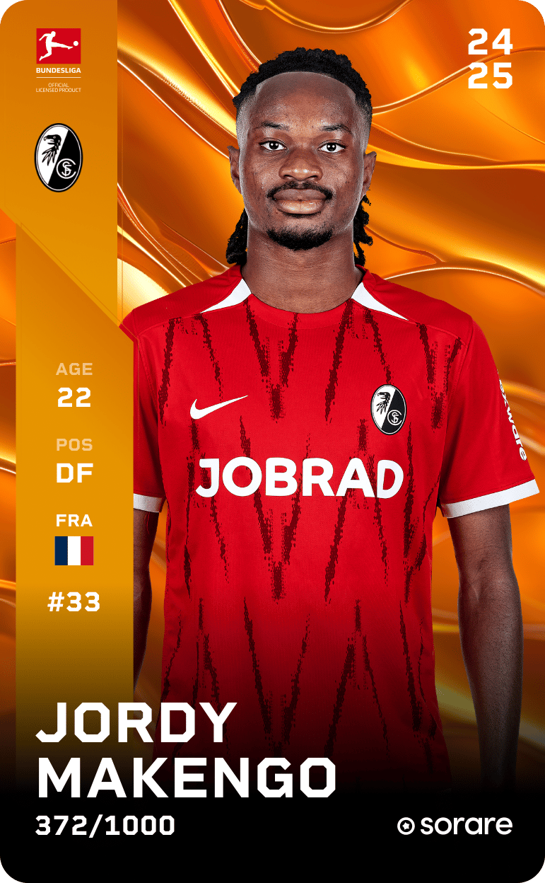 Jordy Makengo 2024-25 • Limited 372/1000