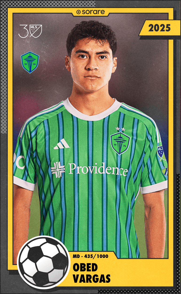 Obed Vargas 2025-26 • Limited 435/1000