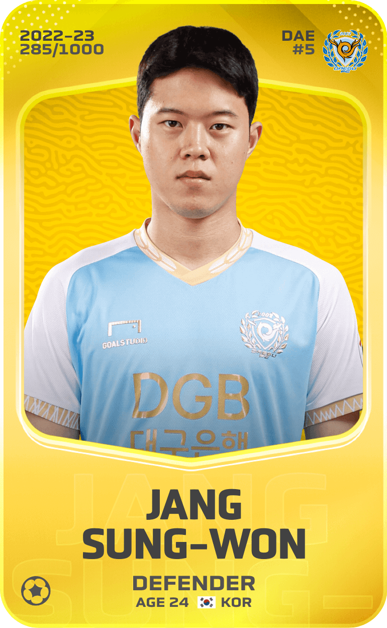 Jang Sung-Won 2022-23 • Limited 285/1000