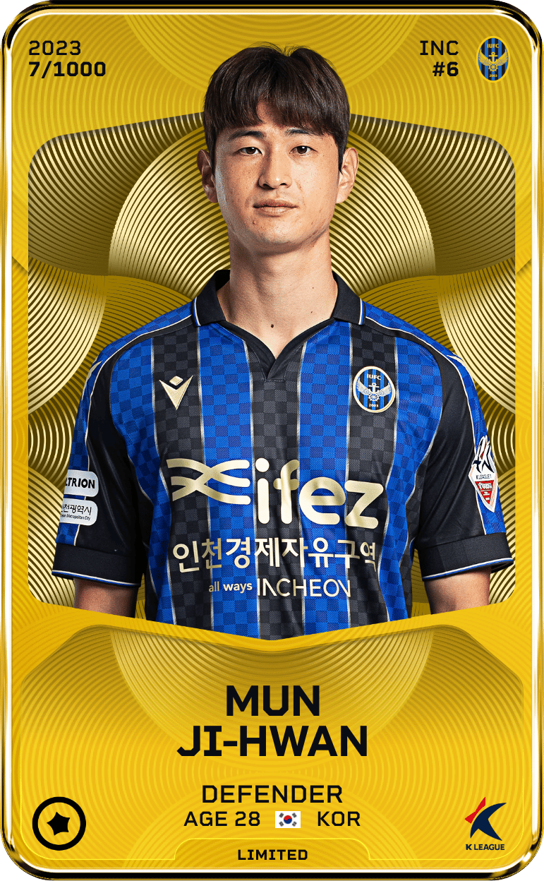 Mun Ji-Hwan 2023-24 • Limited 7/1000