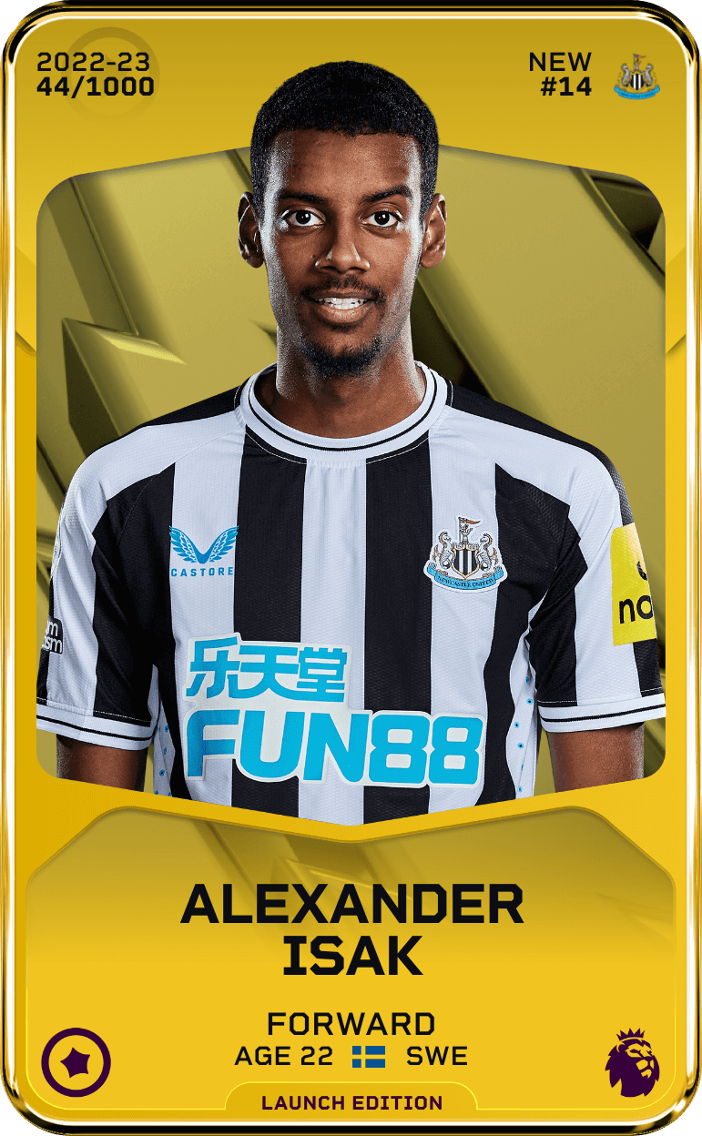 Alexander Isak 2022-23 • Limited 44/1000