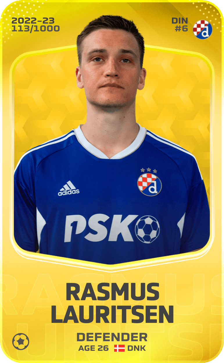 Rasmus Lauritsen 2022-23 • Limited 113/1000