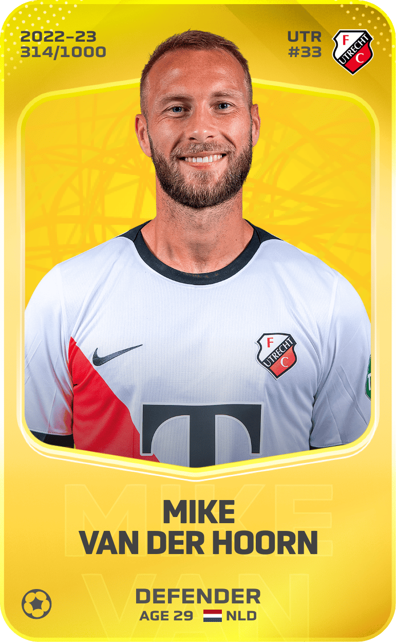 Mike van der Hoorn 2022-23 • Limited 314/1000