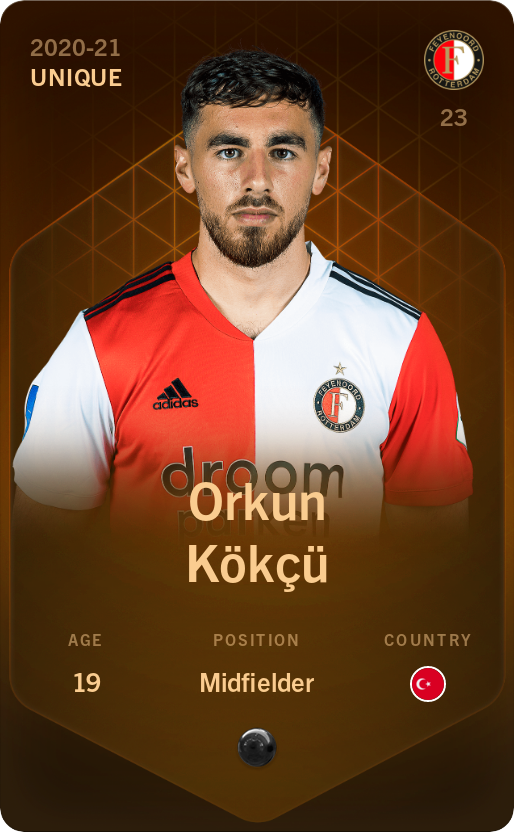 Sorare - Sorare Official - Orkun Kökçü 2020-21 • Unique - NFT # 111307923476373475027300199417908942909238826114222844519713121262892982667511
