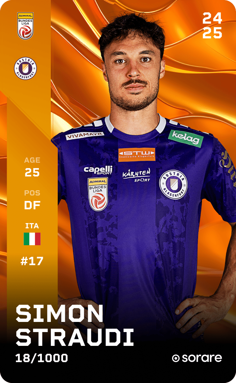 Simon Straudi 2024-25 • Limited 18/1000