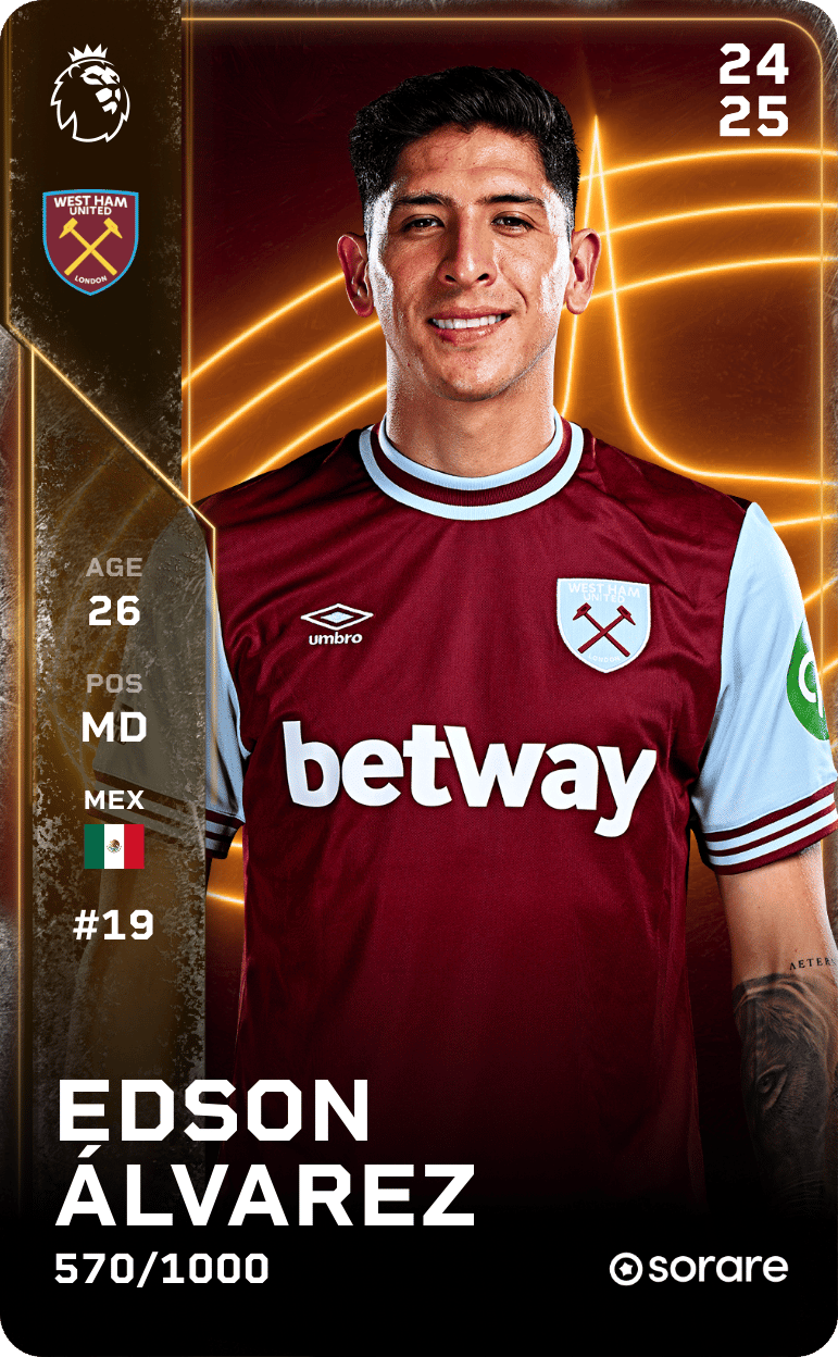 Edson Álvarez 2024-25 • Limited 570/1000