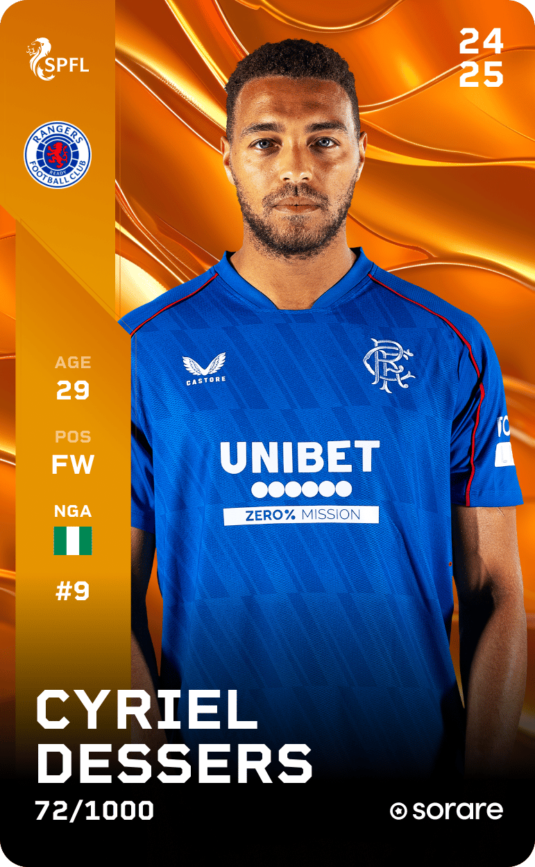 Cyriel Dessers 2024-25 • Limited 72/1000
