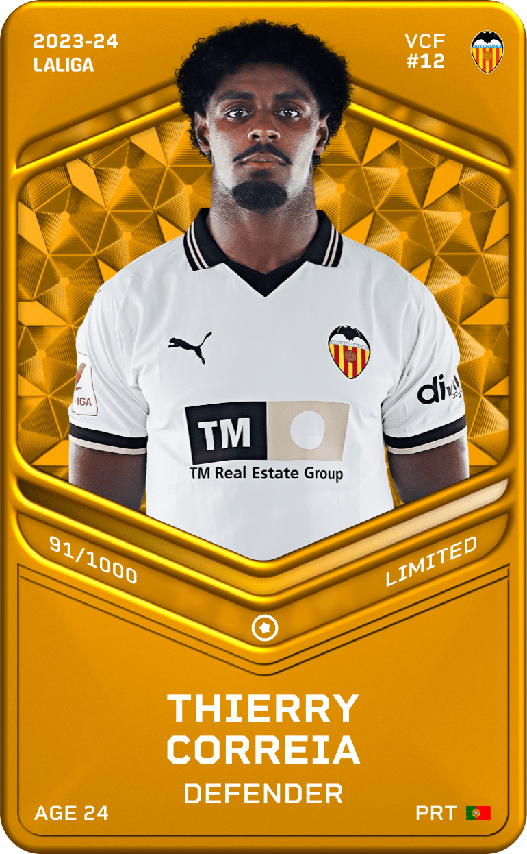 Thierry Correia 2023-24 • Limited 91/1000