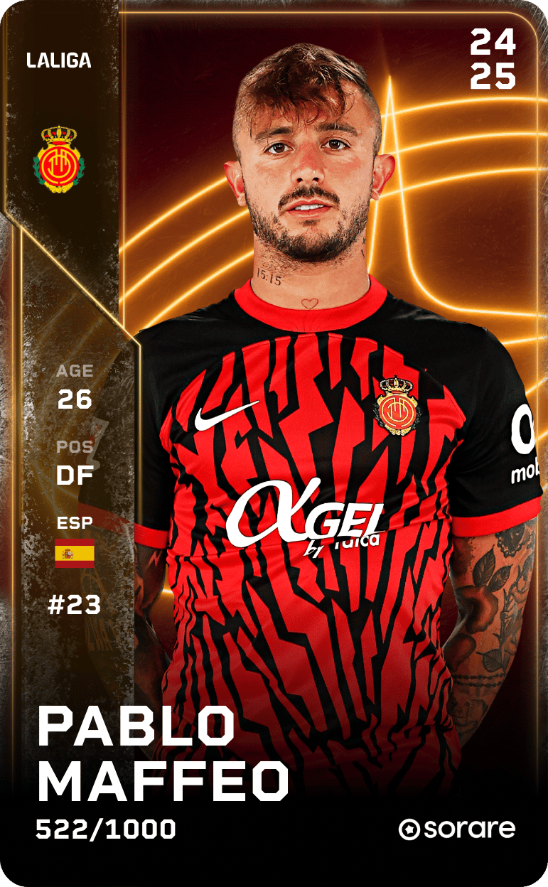 Pablo Maffeo 2024-25 • Limited 522/1000