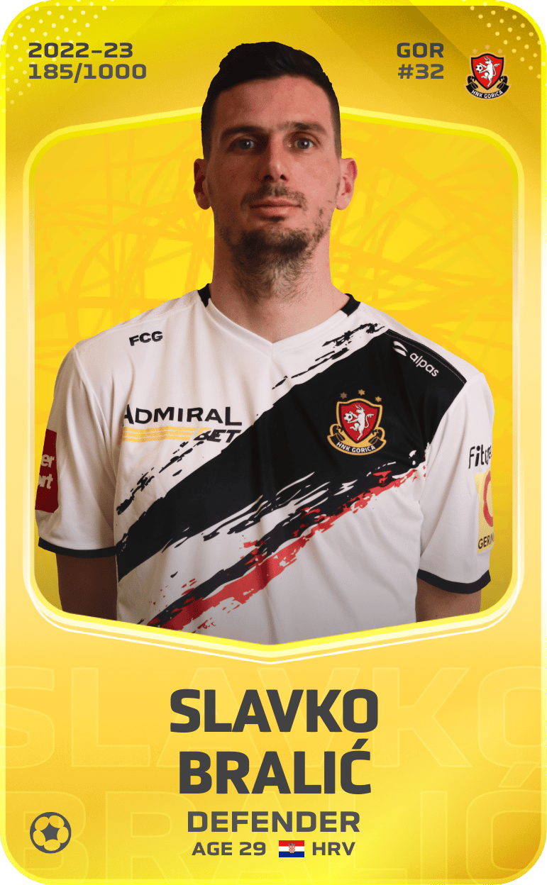 Slavko Bralić 2022-23 • Limited 185/1000