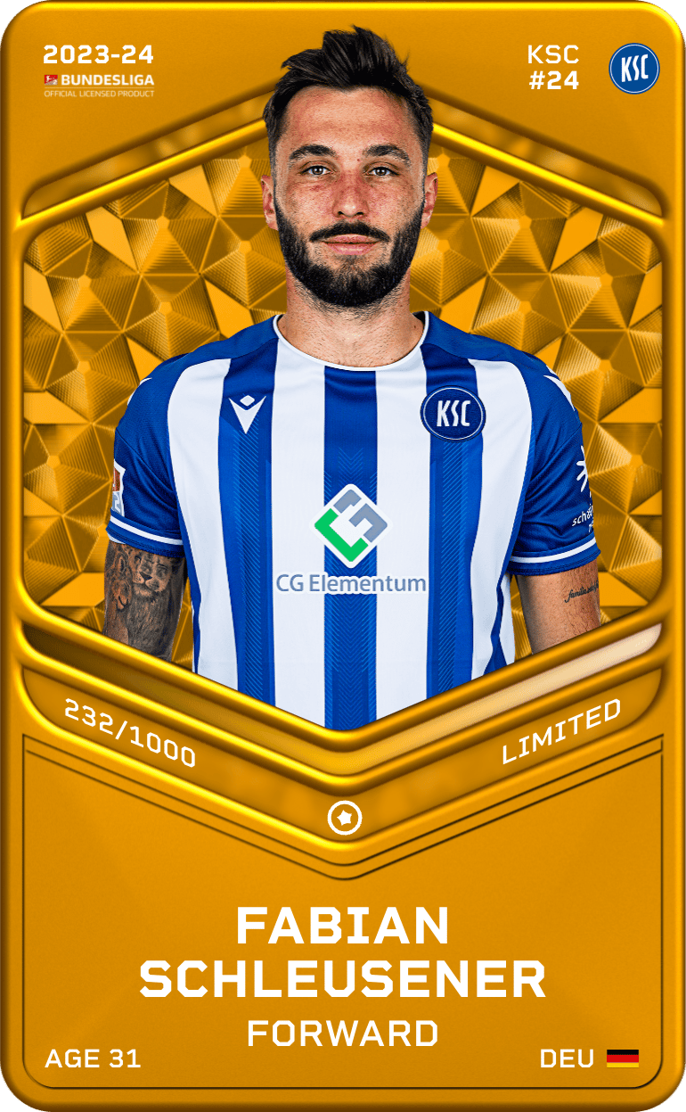 Fabian Schleusener 2023-24 • Limited 232/1000