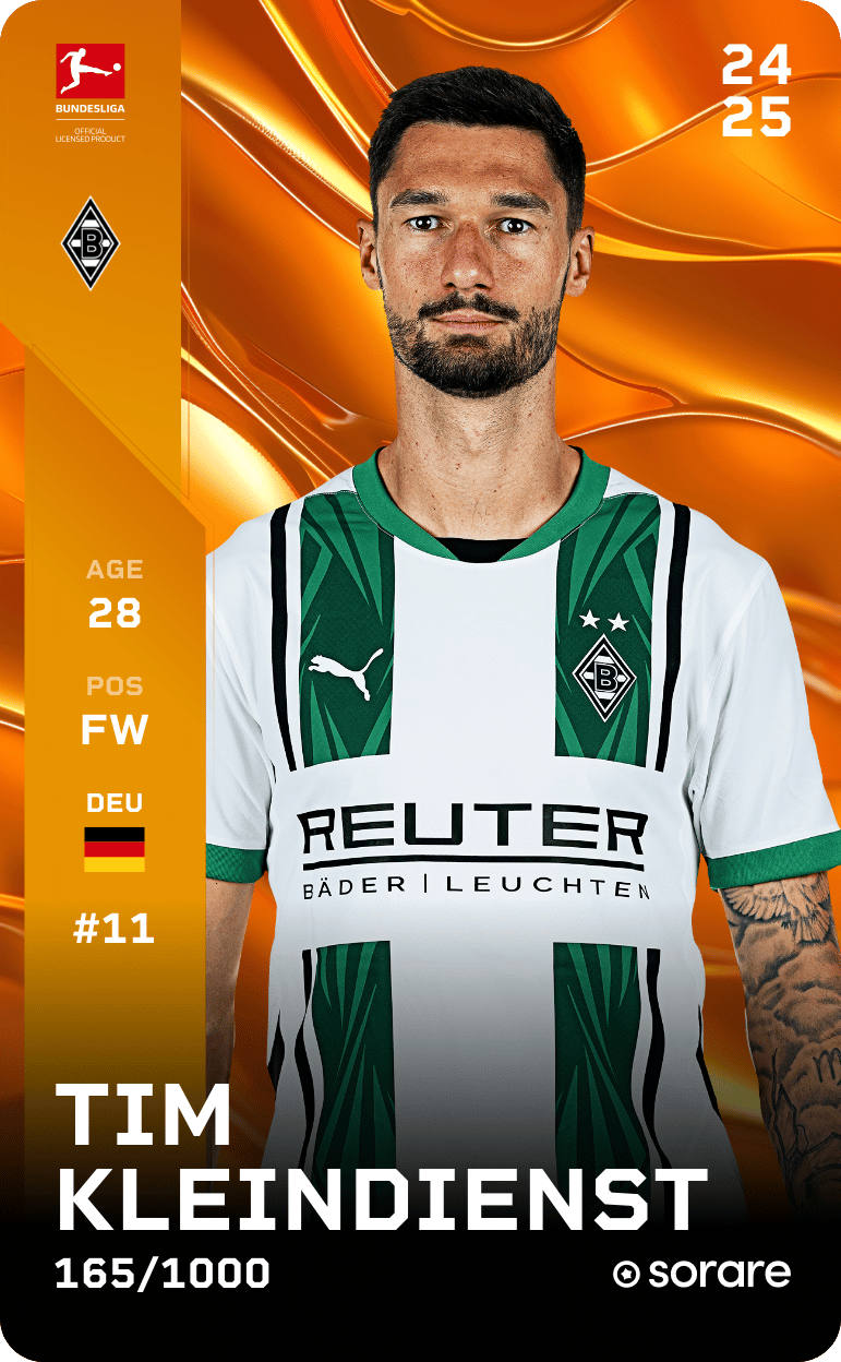 Tim Kleindienst 2024-25 • Limited 165/1000