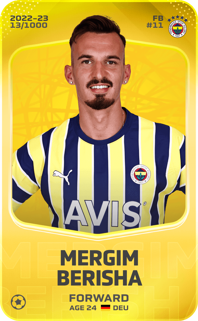 Mergim Berisha 2022-23 • Limited 13/1000