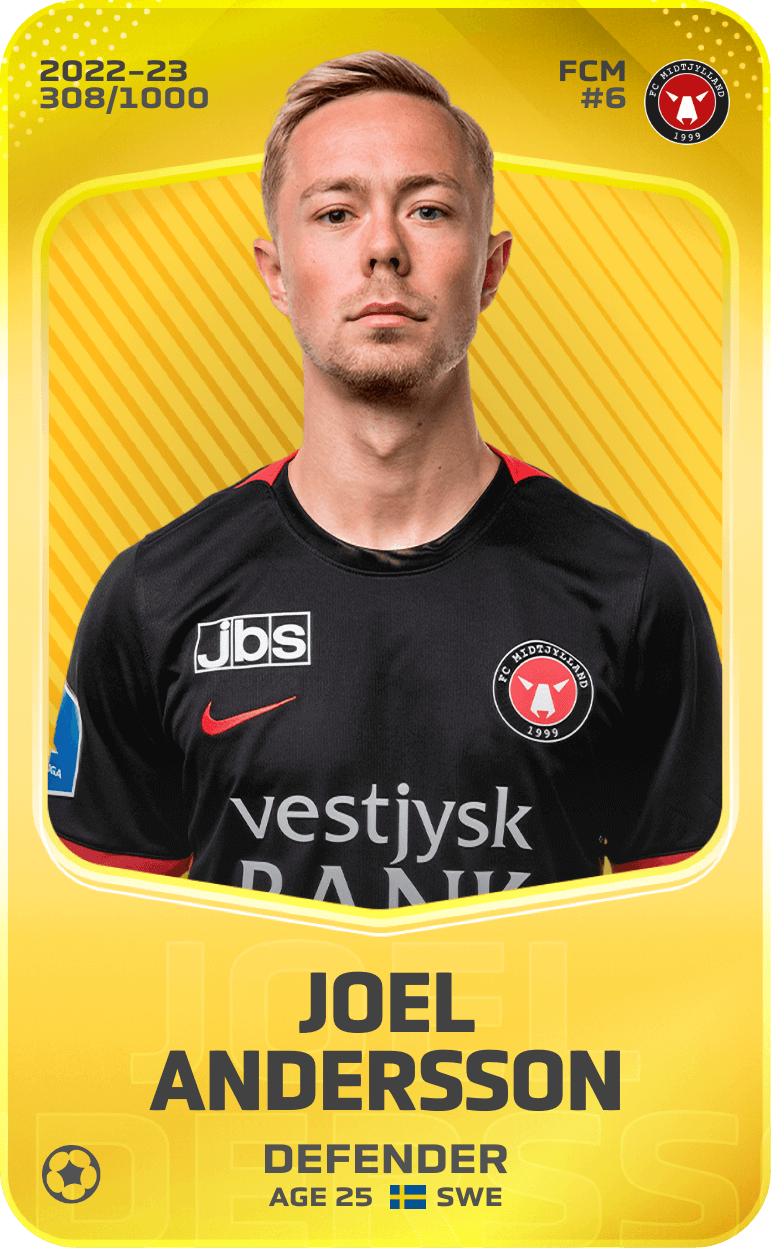 Joel Andersson 2022-23 • Limited 308/1000