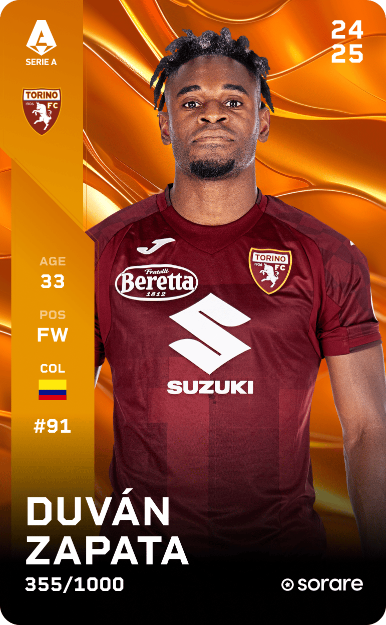 Duván Zapata 2024-25 • Limited 355/1000