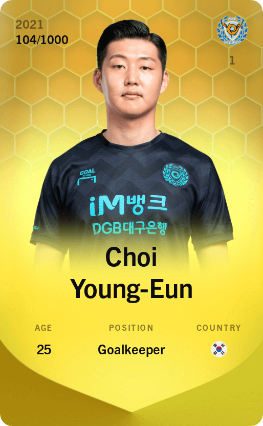 Choi Young-Eun 2021-22 • Limited 104/1000