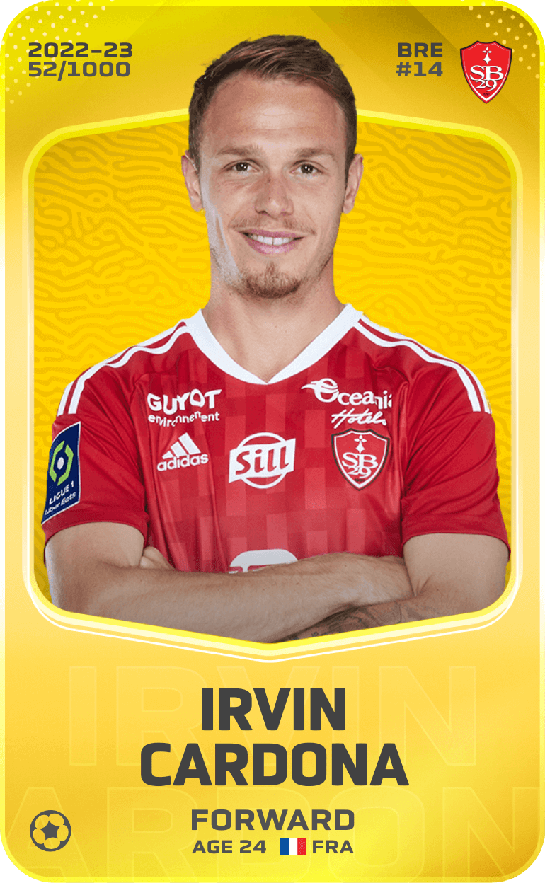 Irvin Cardona 2022-23 • Limited 52/1000