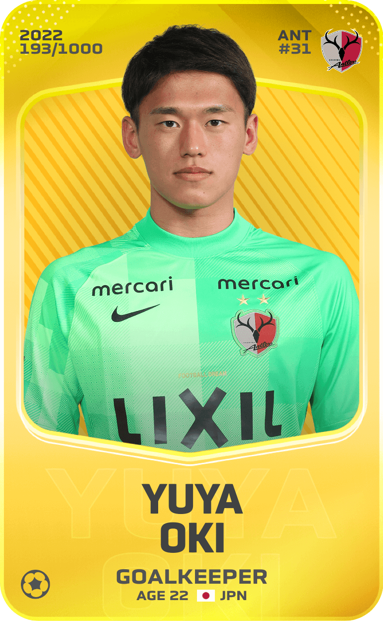 Yuya Oki 2022-23 • Limited 193/1000
