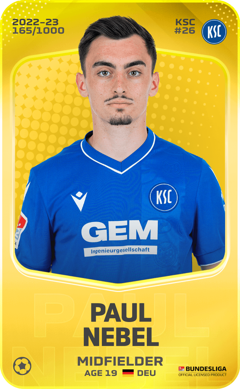 Paul Nebel 2022-23 • Limited 165/1000