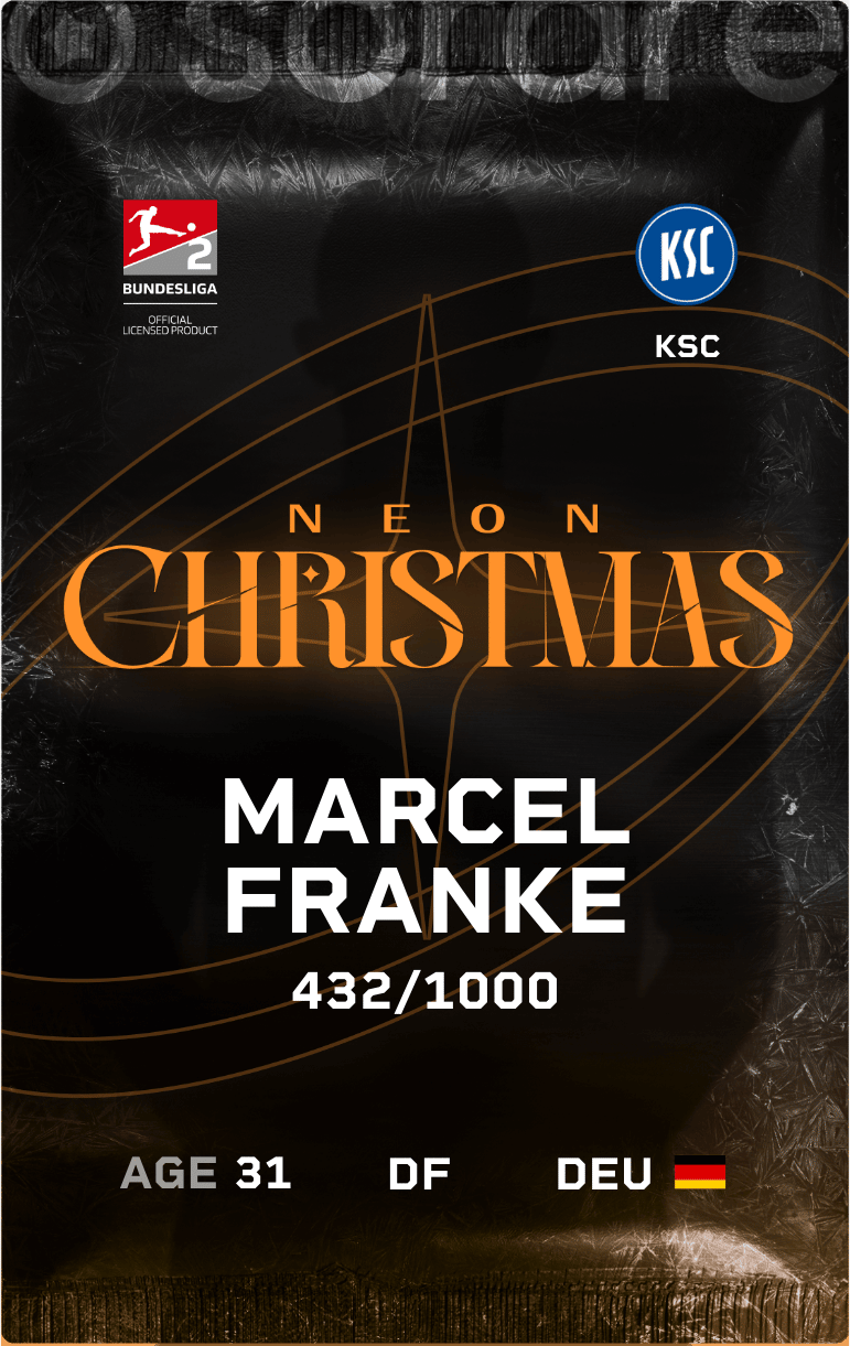 Marcel Franke 2024-25 • Limited 432/1000
