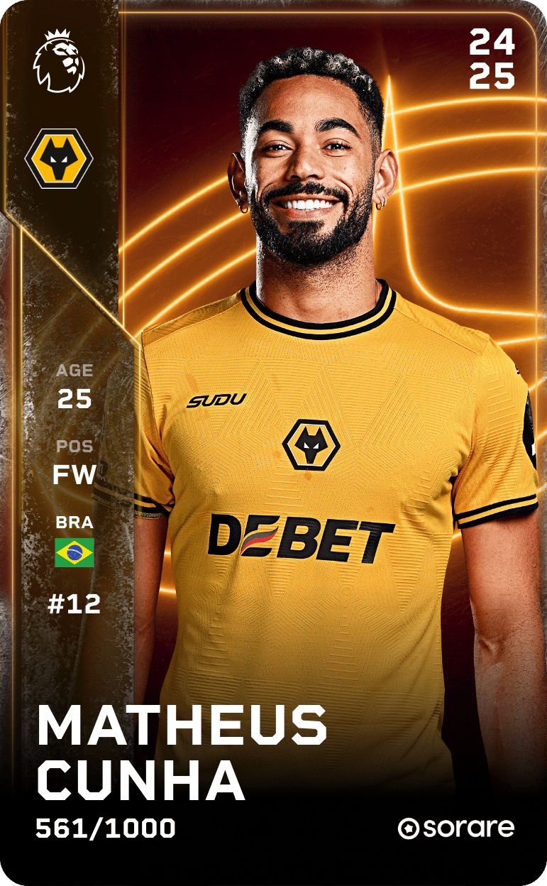 Matheus Cunha 2024-25 • Limited 561/1000