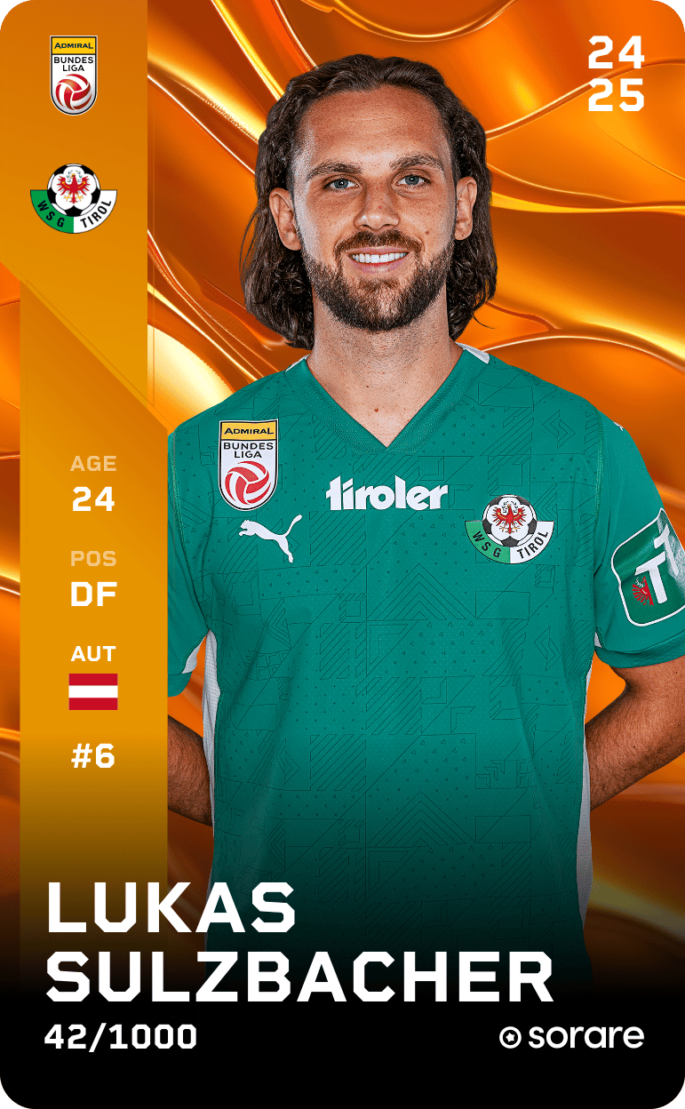 Lukas Sulzbacher 2024-25 • Limited 42/1000