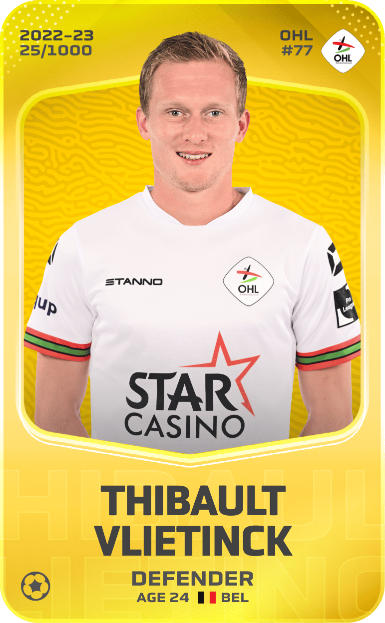 Thibault Vlietinck 2022-23 • Limited 25/1000