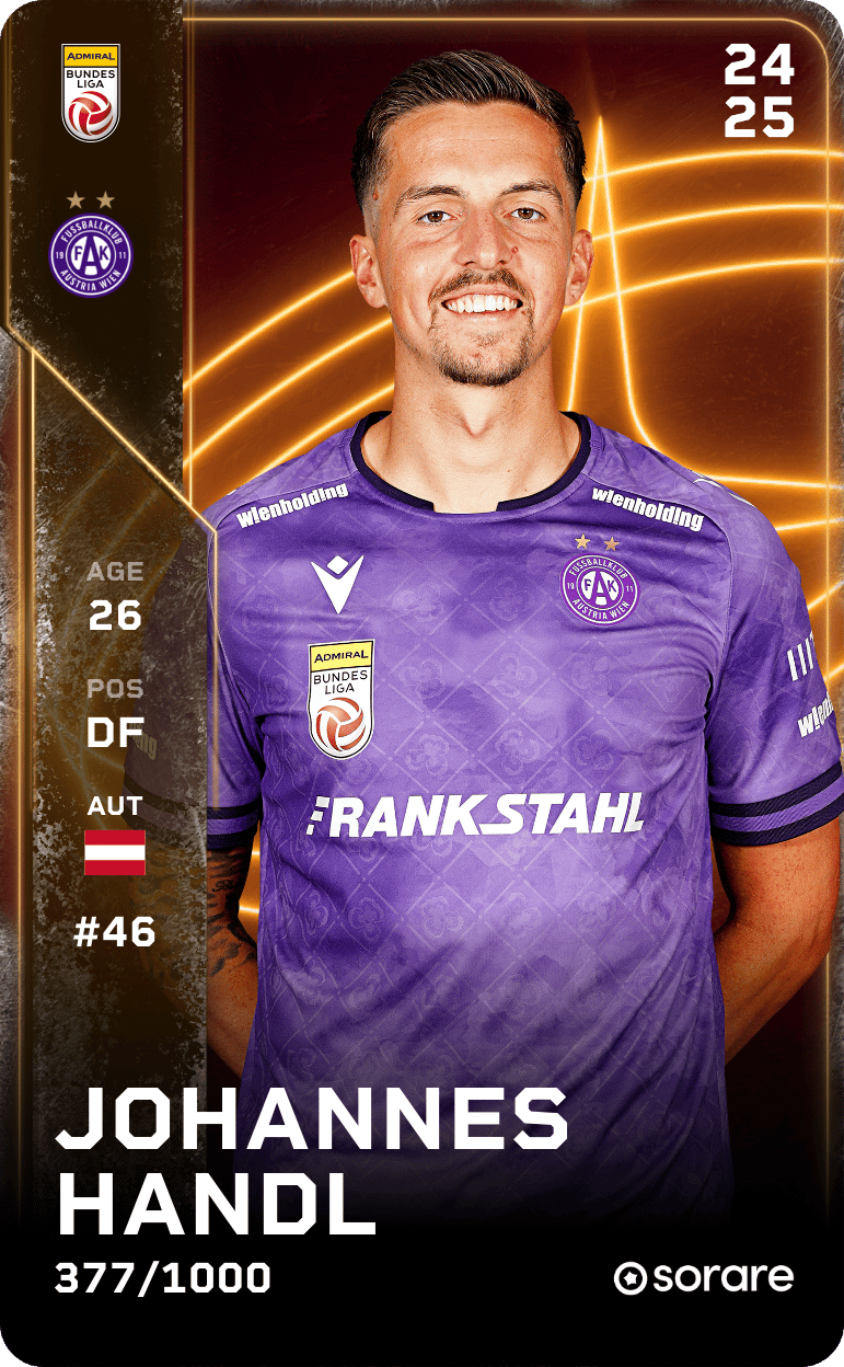 Johannes Handl 2024-25 • Limited 377/1000