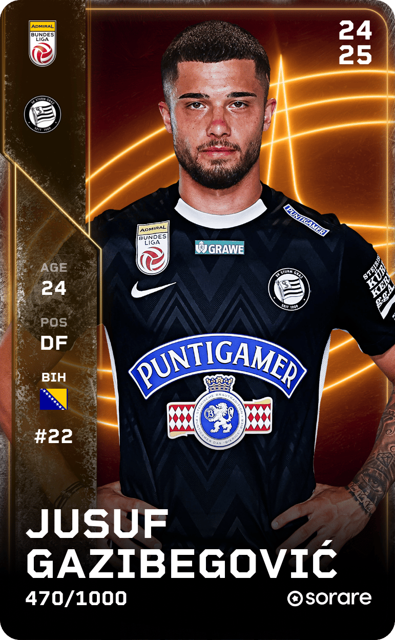 Jusuf Gazibegović 2024-25 • Limited 470/1000