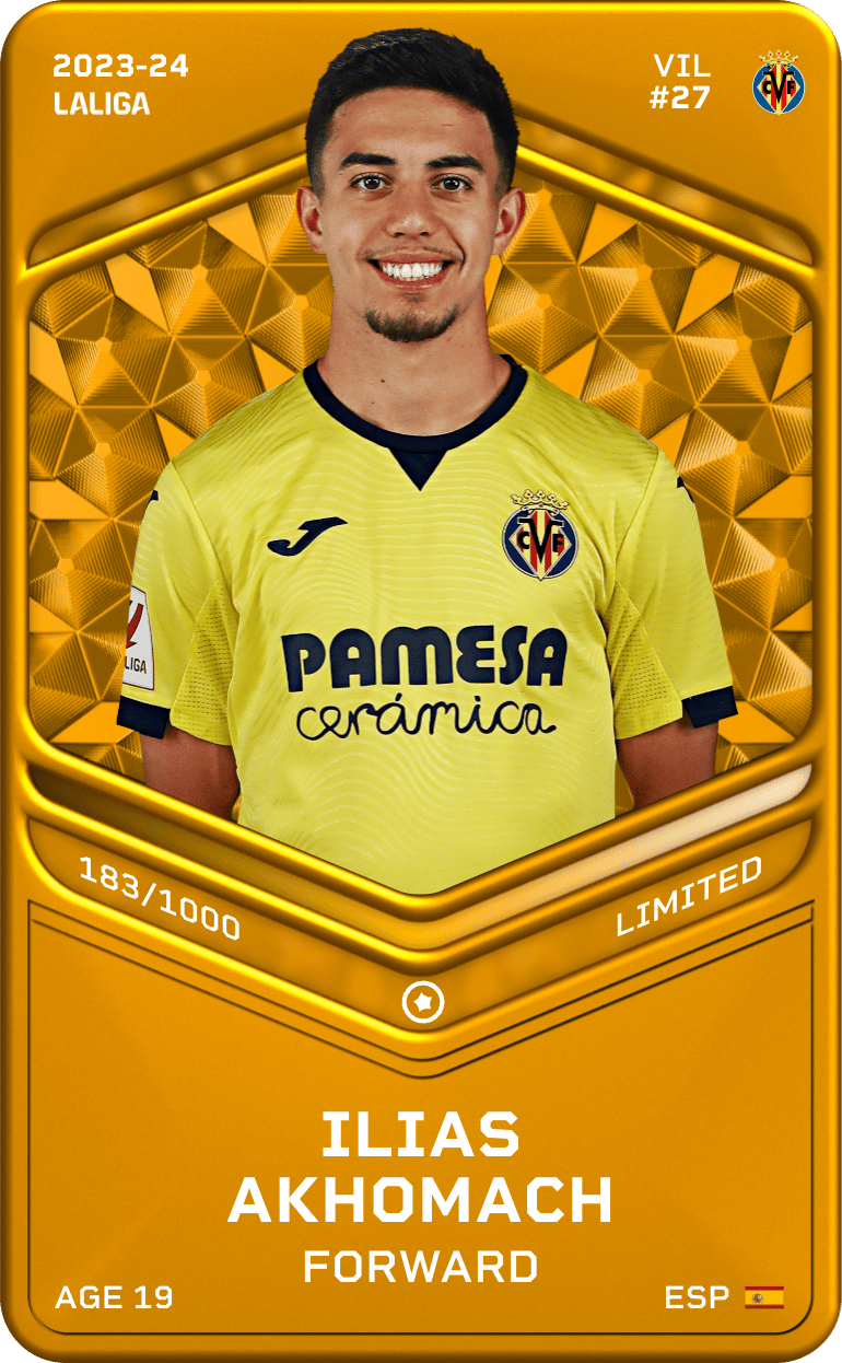 Ilias Akhomach 2023-24 • Limited 183/1000