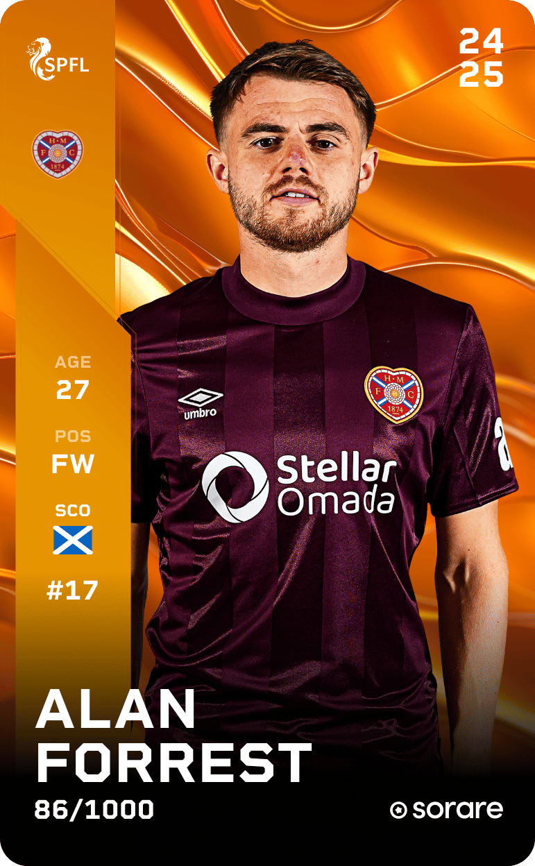 Alan Forrest 2024-25 • Limited 86/1000