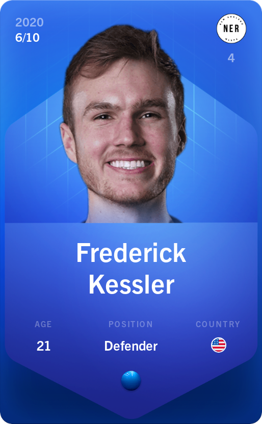 Sorare - Sorare Official - Frederick Kessler 2020-21 • Super Rare 6/10 - NFT # 4815361628384836842637628442556401614835071383525092118520962459981993789534