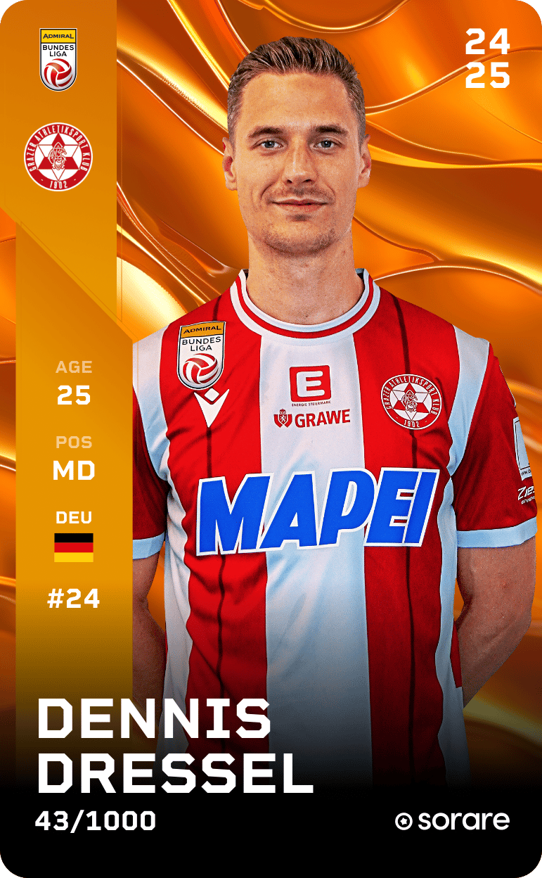 Dennis Dressel 2024-25 • Limited 43/1000