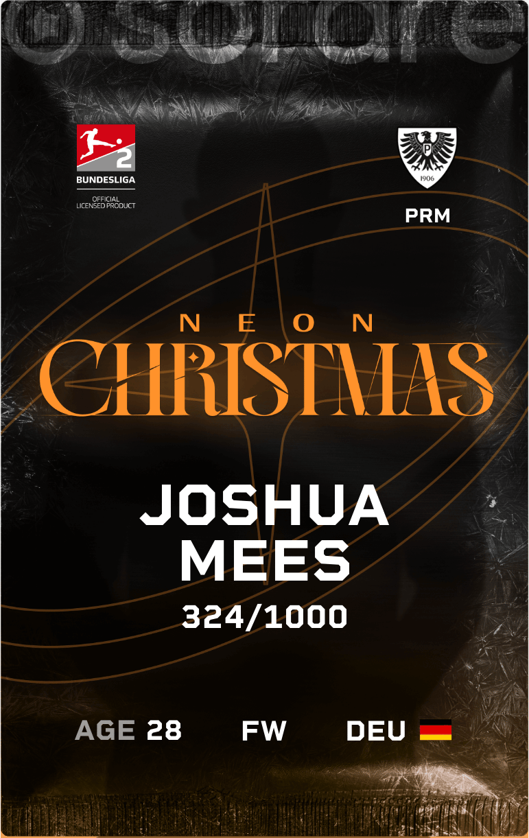 Joshua Mees 2024-25 • Limited 324/1000