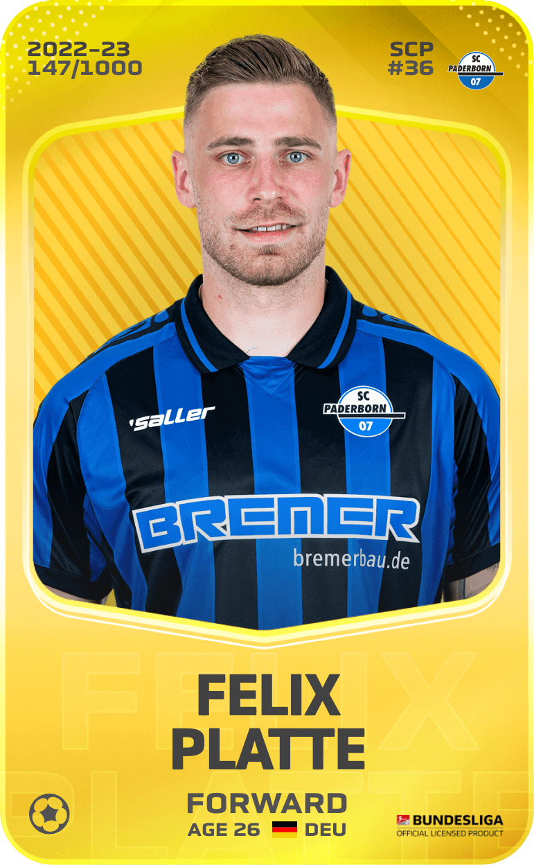 Felix Platte 2022-23 • Limited 147/1000