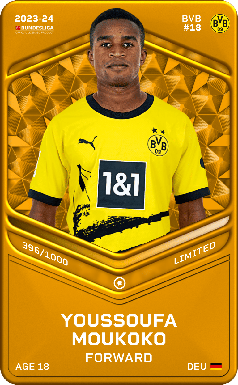 Youssoufa Moukoko 2023-24 • Limited 396/1000