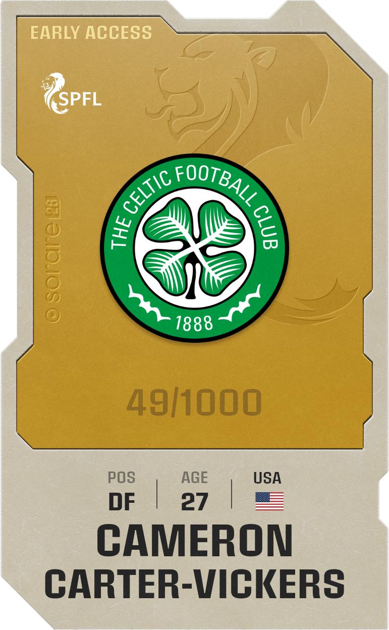 Cameron Carter-Vickers 2025-26 • Limited 49/1000